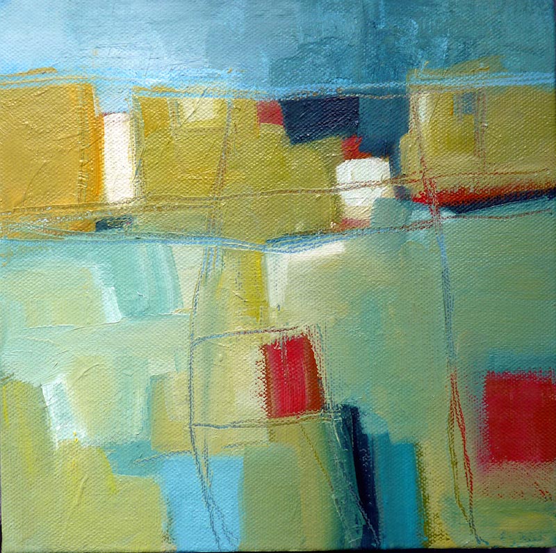 Suddenly there were poppies, watercolour by Ruth McCabe