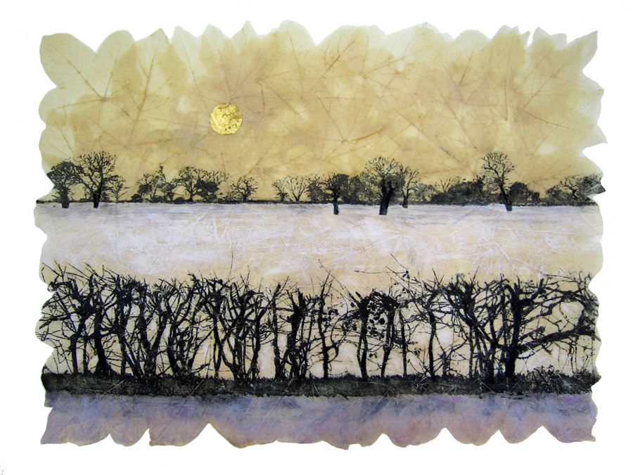 janet-french-winter-field-screenprint-on-handmade-field-maple-leaf-paper-28x38cm