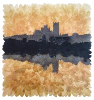 janet-french-reflection-III-screenprint-on-leaf-paper