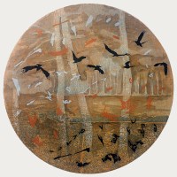 sarah-abercrombie-wind-whispers-iv-woodcut-collagraph-chine-colle