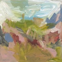 gail-loftus-mellow-80x80cm-acrylic-oil-sticks-on-canvas-painting